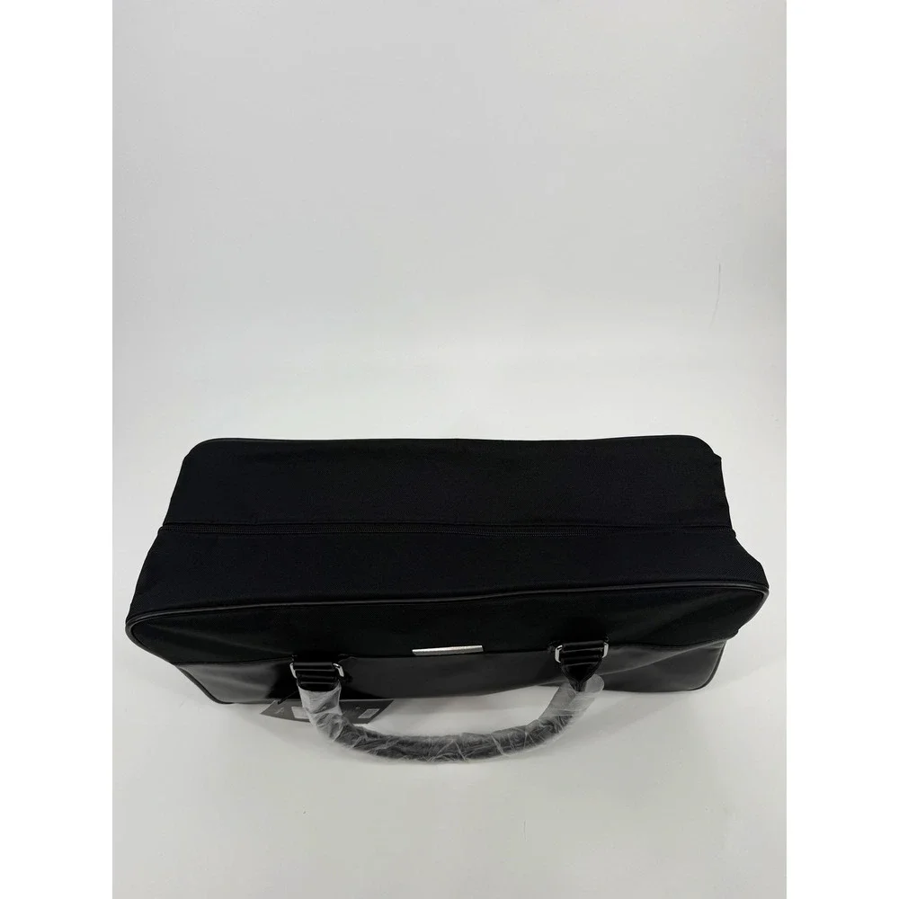 NWT Ermenegildo Zegna Parfums Black Duffel Bag Travel Weekend Carryall Tavel